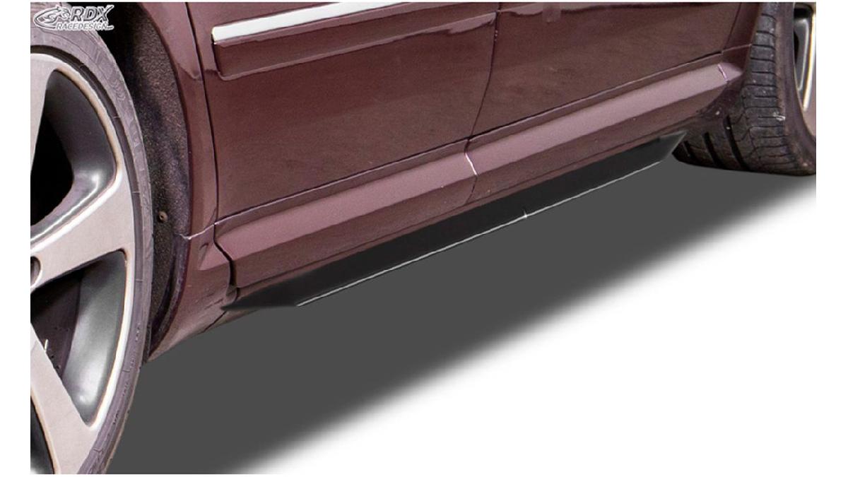 Jupes+lat%C3%A9rales+%27Slim%27+sur+mesure+pour+Audi+A8+D3+2003-2009+%28ABS+noir+luisant%29